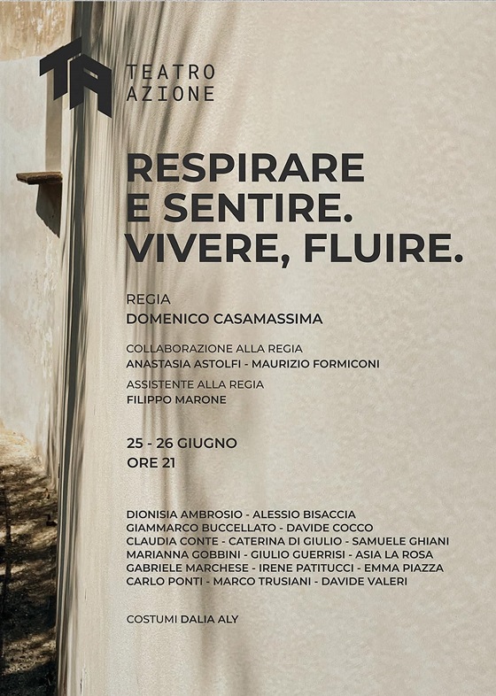 RESPIRARE E SENTIRE. VIVERE, FLUIRE